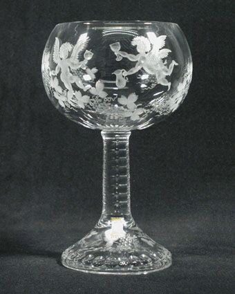 Pokal 24 cm "Engel und Wein" (Nr. 35002)